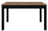 Стол обеденный Loft STO (мдф, лдсп-дуб вотан, черный (Black Red White (БРВ)) ) в Мелитополе от производителя в интернет магазине Планета Комфорта Стол обеденный Loft STO (мдф, лдсп-дуб вотан, черный (Black Red White (БРВ)) ) в Мелитополе от производителя