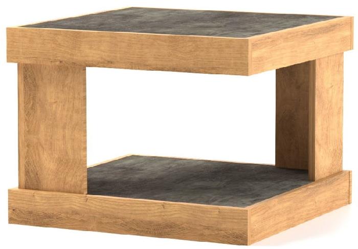 Стол журнальный Лайт (лдсп, лдсп-камень темный,  орех риббек натуральный, камень темный-орех риббек наруральный (СБК) ) Стол журнальный Лайт (лдсп, лдсп-камень темный,  орех риббек натуральный, камень темный-орех риббек наруральный (СБК) )