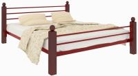 Фото metallicheskie-krovati кровать двуспальная милана lux plus (см 160х200) трубка металл производитель Милсон