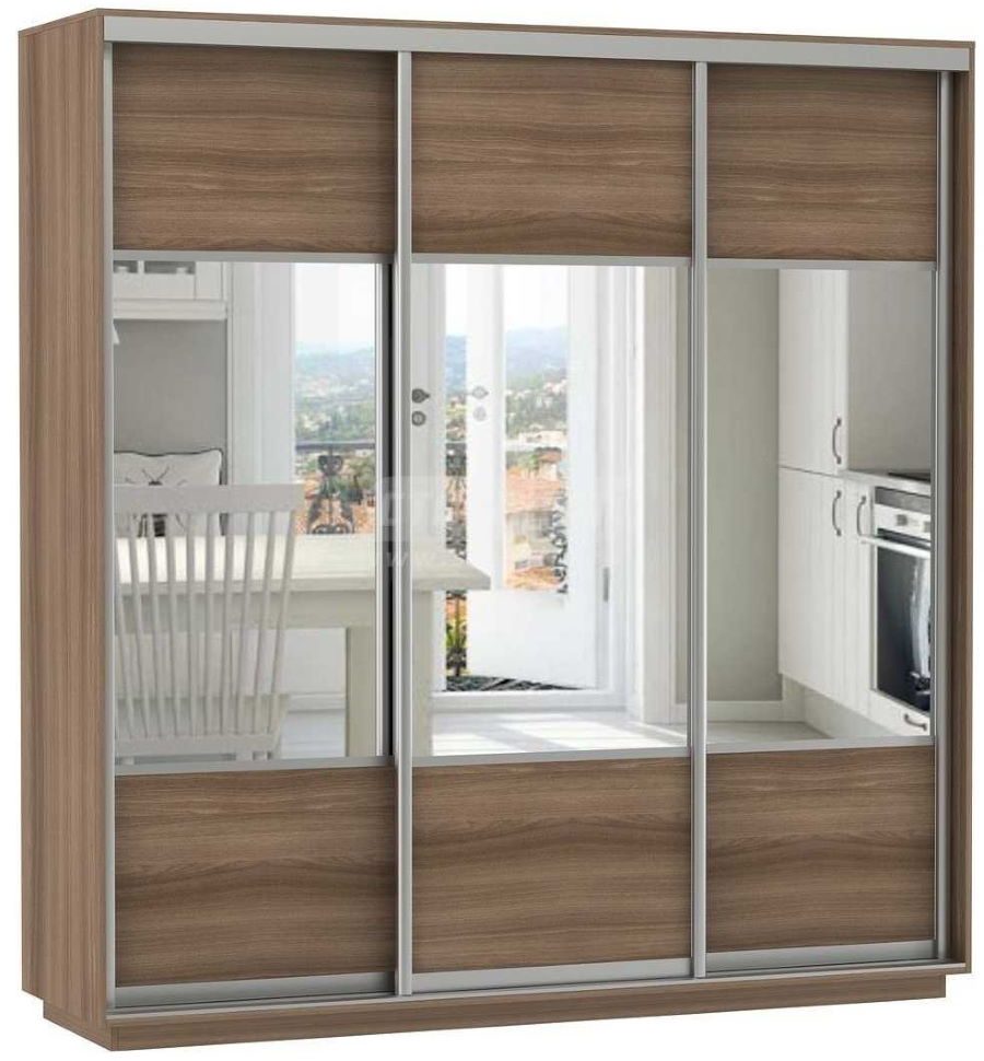 Фото Шкаф-купе Экспресс Трио Комби (1,8х0,6х2,4 - 3 двери) от производителя Мебельная компания Е1 в Мелитополе по цене 31 720 ₽