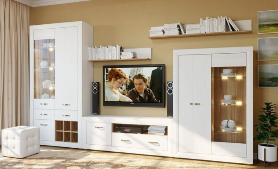 Фото Шкаф Malta B136-REG1W1D от производителя Black Red White (БРВ) в Мелитополе по цене 23 350 ₽