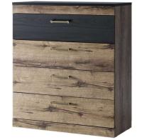 Комод 4S Джаггер (Jagger) (дуб монастырский-черный (Анрэкс) ) в Мелитополе от производителя 