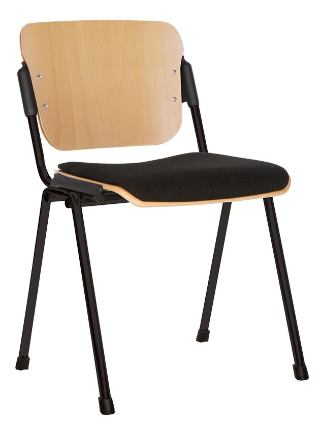 Фото Стул для посетителя Эра (Era) wood plus combi (крашенный) от производителя Новый стиль в Мелитополе по цене 3 830 ₽