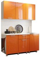Фото  кухня блестки оранж (1,5) производитель БТС 