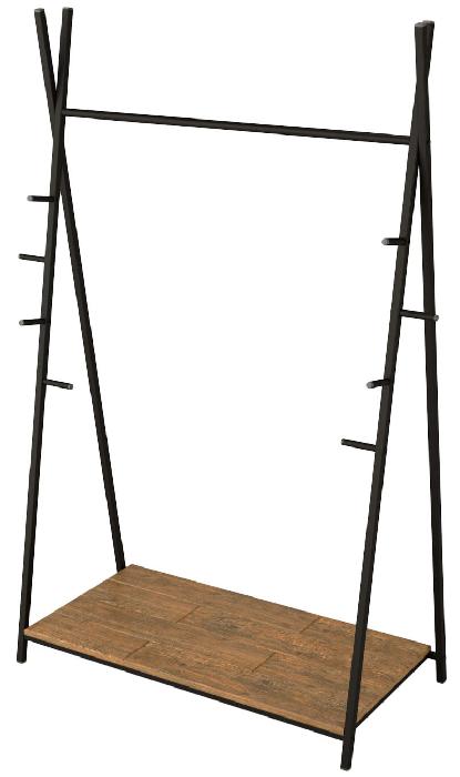 Вешалка гардеробная Фелтон (дуб американский-черный (Калифорния) )