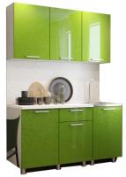 Фото kukhni-gotovye кухня блестки олива (1,5) производитель БТС 