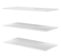 Комплект полок Грация (ЛДСП) на шкаф с витриной 2 дв. (белый  (Браво-мебель) ) в Мелитополе от производителя 