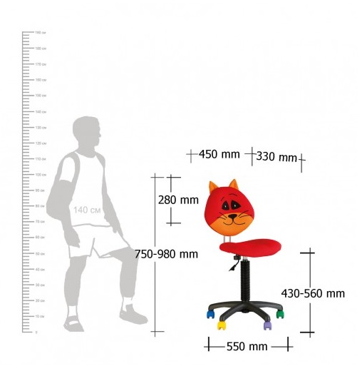 Фото Кресло компьютерное Кэт (Cat) GTS от производителя Новый стиль в Мелитополе по цене 6 390 ₽