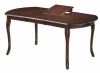 Стол обеденный Аликанте (Alicante AL-T4EXЗ) (№4 массив дерева, мдф шпон-темный орех,  темный орех (ТМК) ) в Мелитополе от производителя 