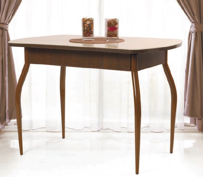 Фото Стол обеденный №16 (К) фотопечать раздвижной (90)  от производителя Мир стульев в Мелитополе по цене 20 120 ₽