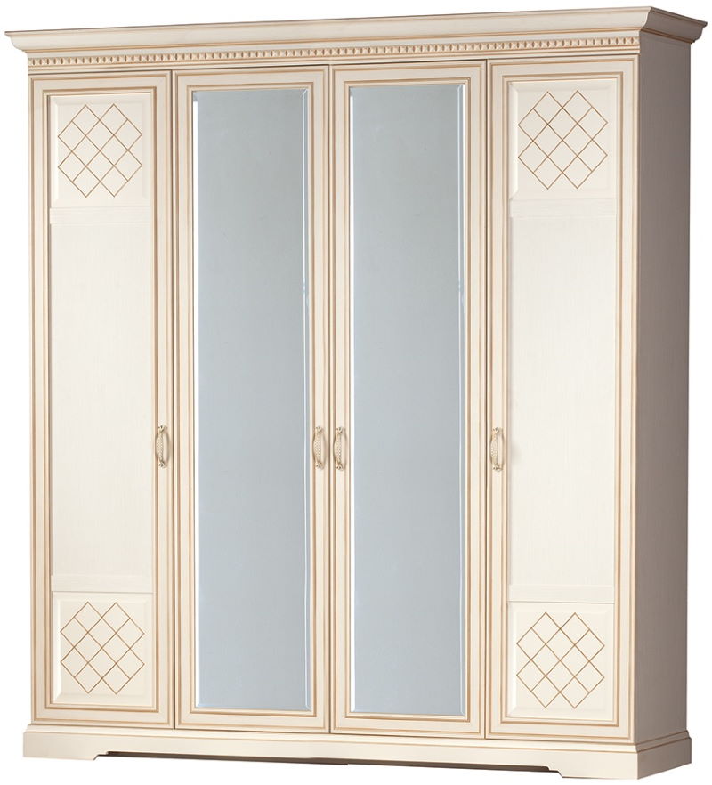 Фото Шкаф Парма 814 (207) четырехдверный от производителя Яна в Мелитополе по цене 89&nbsp;970 ₽