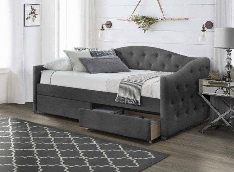 Фото Кровать односпальная Halmar Aloha (СМ 90х200) c ортопедическим основанием от производителя Halmar  в Мелитополе по цене 54&nbsp;950 ₽