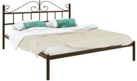 Кровать двуспальная Диана (СМ 140х200) трубка металл в интернет магазине Планета Комфорта Фото metallicheskie-krovati кровать двуспальная диана (см 140х200) трубка металл производитель Милсон
