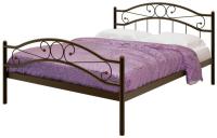 Кровать двуспальная Надежда Plus (СМ 140х200) трубка металл в интернет магазине Планета Комфорта Фото metallicheskie-krovati кровать двуспальная надежда plus (см 140х200) трубка металл производитель Милсон