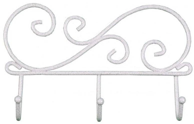 Фото Вешалка настенная Кружева 3 от производителя Завод металлических изделий в Мелитополе по цене 230 ₽