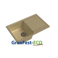 Мойка Granfest eco-78 (ГР 740х480хh200) (шир.ящ.min 720) без сифона (Цвет мойки черный) в Мелитополе от производителя в интернет магазине Планета Комфорта Мойка Granfest eco-78 (ГР 740х480хh200) (шир.ящ.min 720) без сифона (Цвет мойки черный) в Мелитополе от производителя