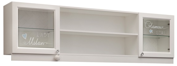 Фото Секция-полка навесная Гламур от производителя Мебельсон в Мелитополе по цене 16 950 ₽