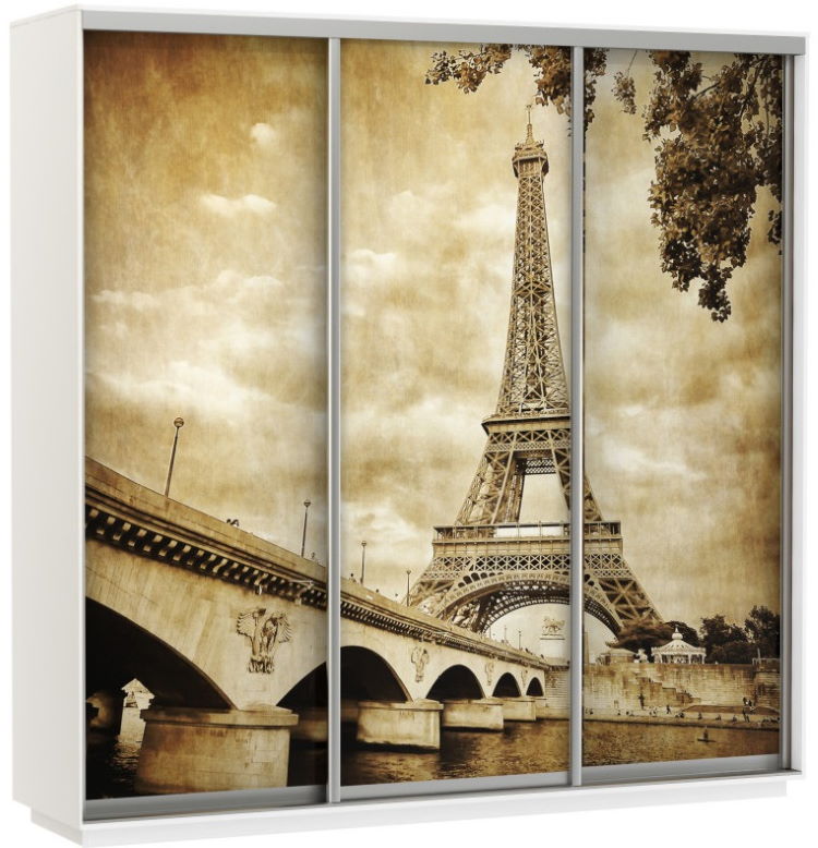 Фото Шкаф-купе Экспресс Трио Фото (2,1х0,6х2,4 - 3 двери) от производителя Мебельная компания Е1 в Мелитополе по цене 56 220 ₽