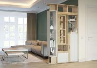 Шкаф-перегородка Венеция (дуб ривьера-рамух белый (Гранд Кволити) ) в Мелитополе от производителя 