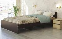 Кровать двуспальная К-12 (СМ 140х200) комплектуется настилом ( 140х200 , ЛДСП , венге , без подъемного мех. , без ящиков , без матраса (Ромис) ) в Мелитополе от производителя 