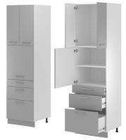 Кухня Монс пенал ПСВ-63 (белый, графит,(Леко)) в Мелитополе от производителя 