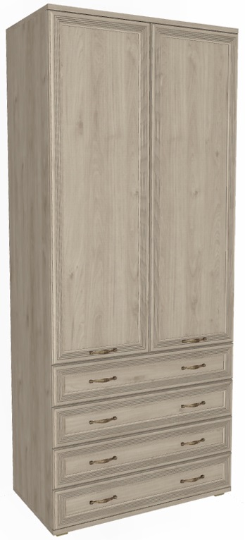 Фото Шкаф Карина ШК-1006 (90) двухдверный от производителя Лером в Мелитополе по цене 41&nbsp;620 ₽