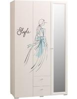 Фото  шкаф гламур (120) трехдверный  производитель Мебельсон