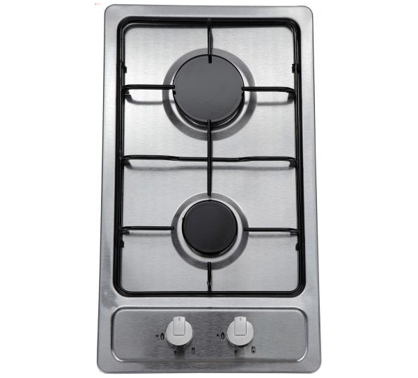 Фото Варочная поверхность газовая 2-х конф. VENTOLUX HG320 EES INOX 2 (600х520хh43) от производителя  в Мелитополе по цене 9 050 ₽