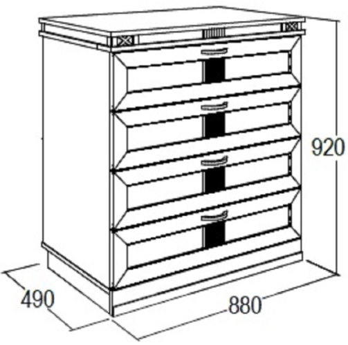 Фото Комод №1 Ольга-18 от производителя Фант-мебель в Мелитополе по цене 12 610 ₽