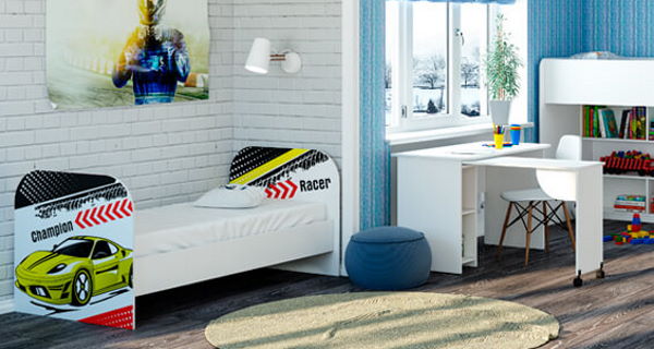 Фото Кровать детская Тойс КР-08 (СМ 80х180) от производителя БТС  в Мелитополе по цене 10 440 ₽