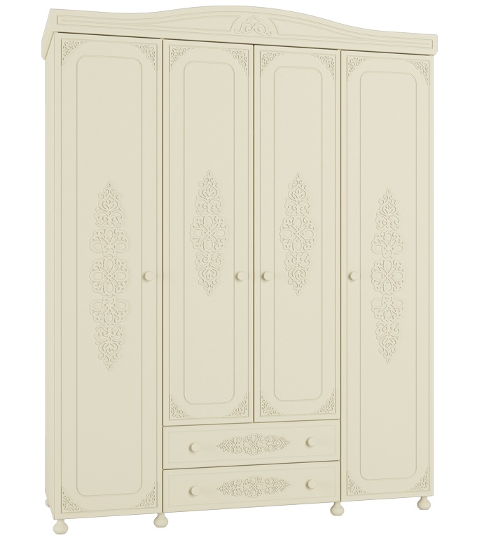 Фото Шкаф Ассоль плюс АС-28 (173) четырехдверный от производителя Компасс в Мелитополе по цене 71&nbsp;310 ₽