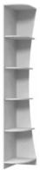 Стеллаж-приставка угловой Вива (белый (Браво-мебель) ) в Мелитополе от производителя 