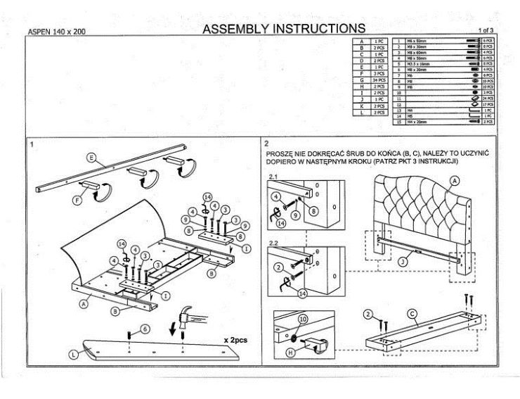 Фото Кровать двуспальная Signal Aspen (СМ 180х200) c ортопедическим основанием от производителя Signal в Мелитополе по цене 81 330 ₽