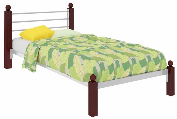 Фото Кровать односпальная Милана Lux (СМ 120х200) трубка металл от производителя Милсон в Мелитополе по цене 18 110 ₽