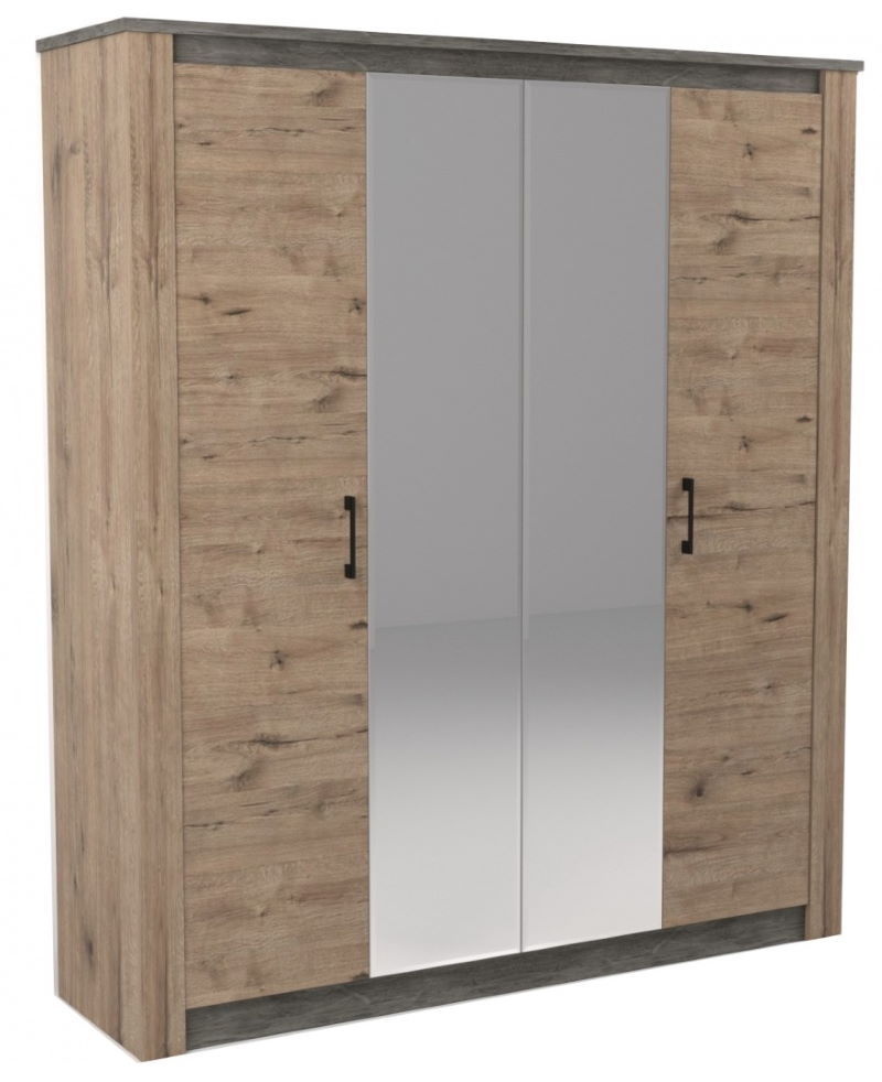 Фото Шкаф Денвер (192) четырехдверный от производителя СБК в Мелитополе по цене 46 000 ₽