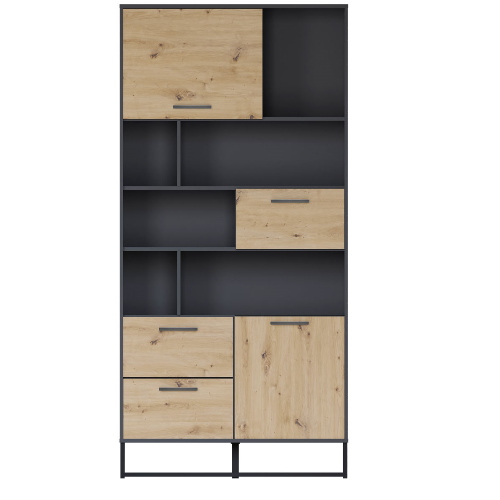 Фото Шкаф Brooklyn B172-REG1D2B2S от производителя Black Red White (БРВ) в Мелитополе по цене 32 270 ₽