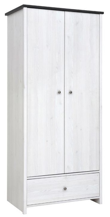 Фото Шкаф Порто SZF2D1S (89) двухдверный от производителя Black Red White (БРВ) в Мелитополе по цене 20 080 ₽
