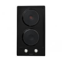 Варочная поверхность электрическая 2-х конф. VENTOLUX HE 302 (300х500хh30) (Корпус Эмаль , Цвет Черный) в Мелитополе от производителя 