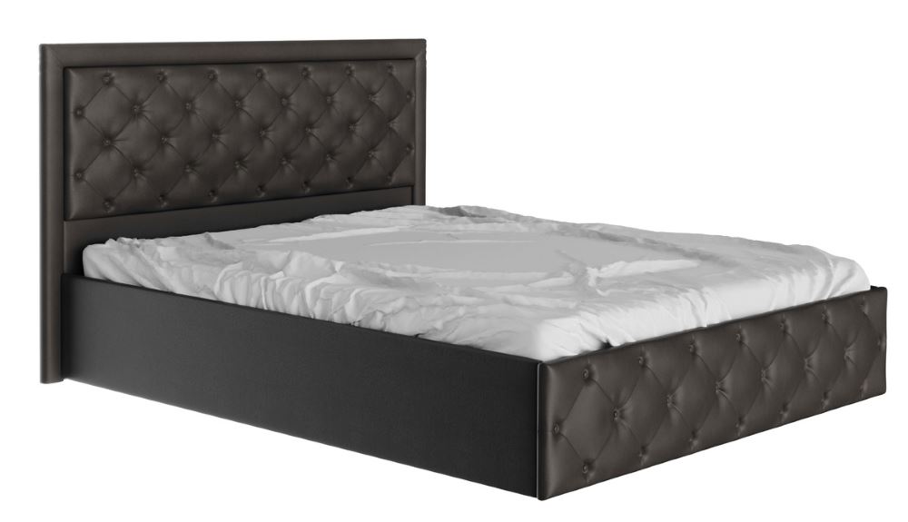 Фото Кровать двуспальная Мишель (СМ 160х200) с подъемным механизмом (пуговицы) от производителя Бон-мебель в Мелитополе по цене 33 480 ₽