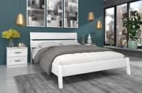 Фото dvuspalnye-krovati кровать двуспальная дана (см 160х200) без основания с универсальными царгами производитель Браво-мебель