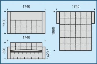 Фото Диван Вери (1,65м) от производителя НТКО в Мелитополе по цене 50&nbsp;570 ₽