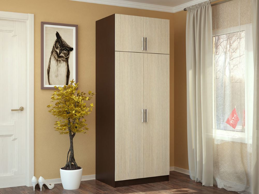 Фото Шкаф с перегородкой (80) двухдверный от производителя БТС  в Мелитополе по цене 10&nbsp;220 ₽