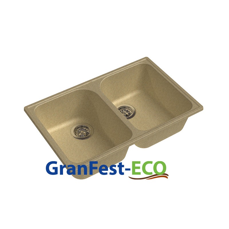 Фото Мойка Granfest eco-15 (ГР 740х480хh200) (шир.ящ.min 720) без сифона от производителя Granfest в Мелитополе по цене 4 750 ₽