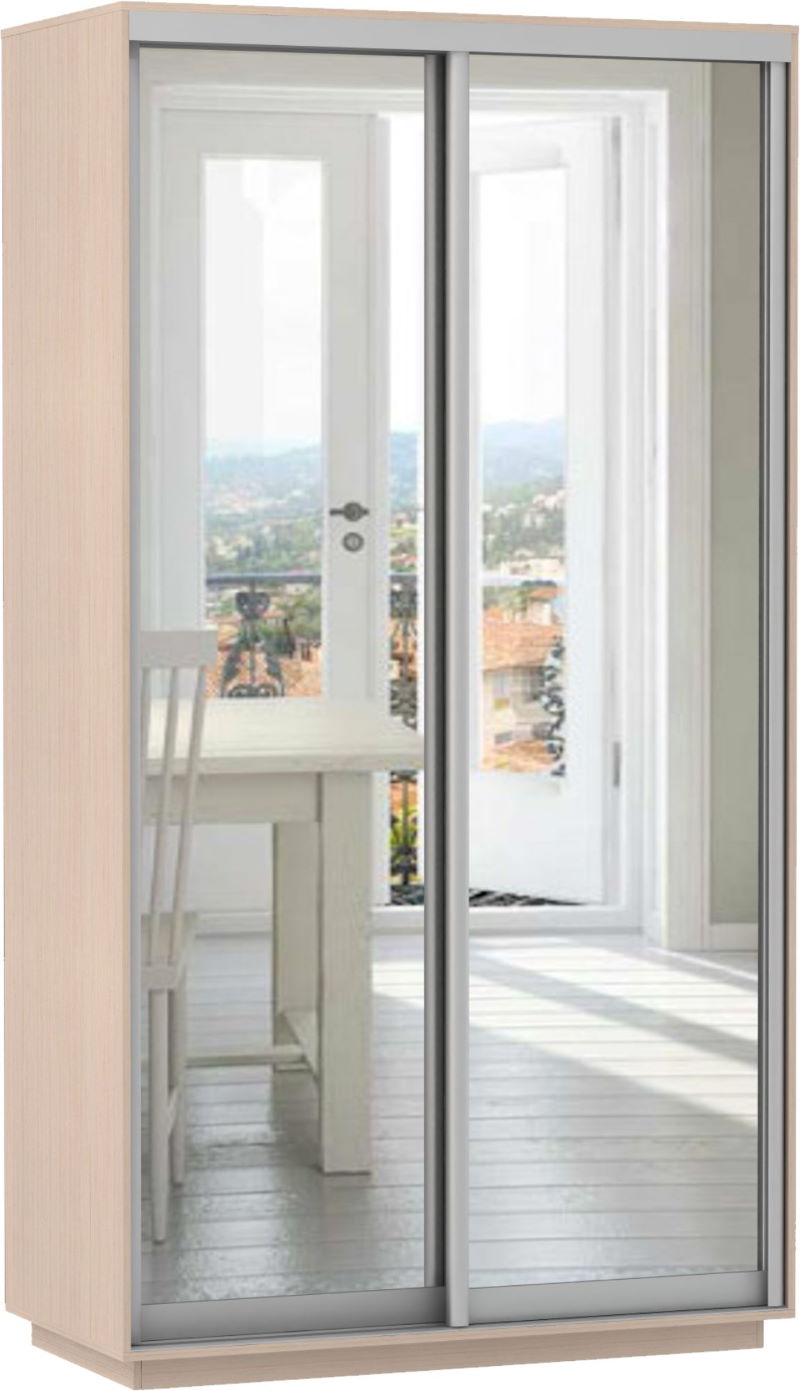 Фото Шкаф-купе Экспресс Дуо Экспенс (1,6х0,6х2,2 - 2 двери) от производителя Мебельная компания Е1 в Мелитополе по цене 34 170 ₽