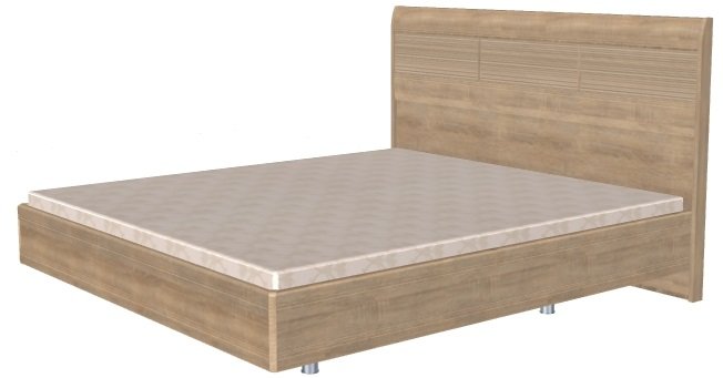 Фото Кровать двуспальная Мелисса КР-2804 (СМ 180х200) с ламельным основанием от производителя Лером в Мелитополе по цене 34 700 ₽