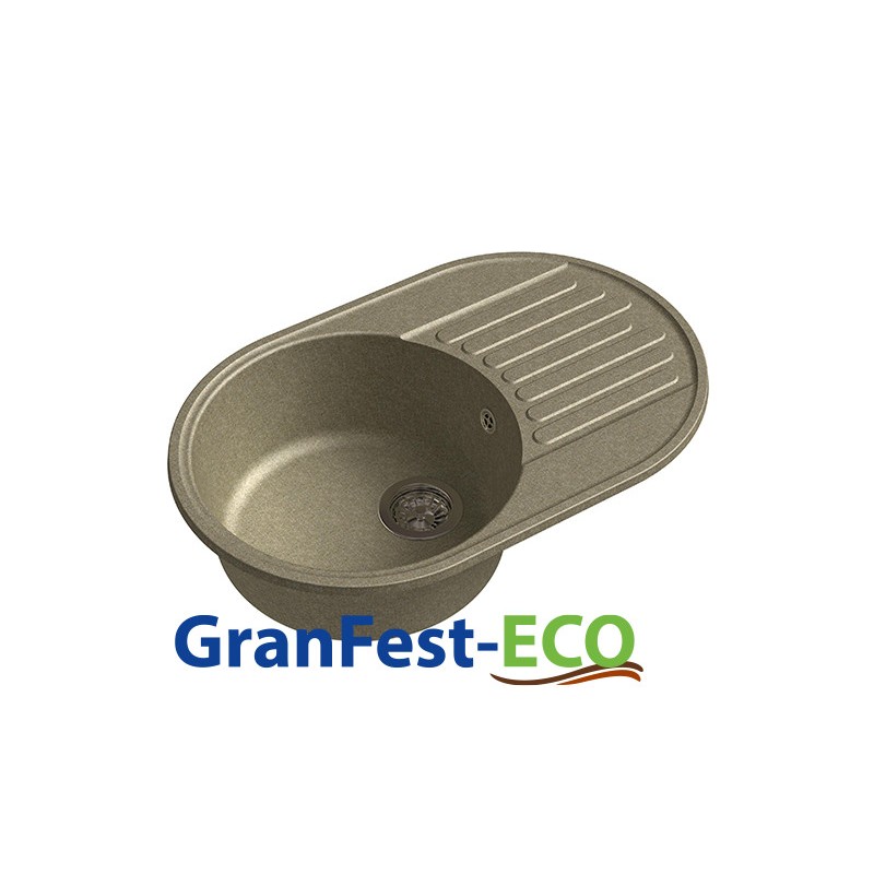 Фото Мойка Granfest eco-18 (ГР 740х480хh200) (шир.ящ.min 720) без сифона от производителя Granfest в Мелитополе по цене 4 050 ₽