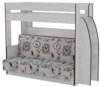 Фото dvukhyarusnye-krovati кровать-диван 2-х ярусная омега-17 (см 110/80х190) производитель Фант-мебель