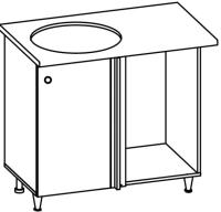 Фото tumby-pod-moyku-na-kukhnyu кухня селена к-41 стол-мойка угловая 1000 левая производитель Ставрополь Мебель