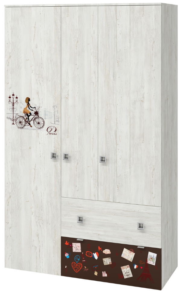 Фото Шкаф Поло (129) трехдверный от производителя Регина в Мелитополе по цене 19&nbsp;560 ₽