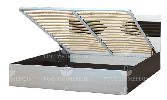 Фото Кровать двуспальная Ника-1 КД-2.9 (СМ 160х200) с подъемным механизмом от производителя Росток в Мелитополе по цене 26 360 ₽